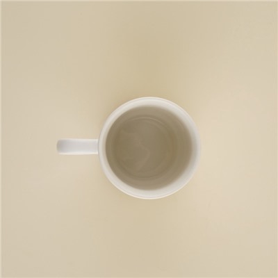 Кружка SL Home «Дольче фар ниенто», 400 мл, керамика, белая