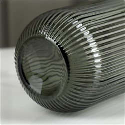 Стакан Magistro «Грани», 260 мл, 7.5×9.5 см, стекло, графит