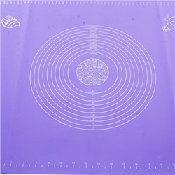 80338-50-70 Коврик для раскатки теста 50х70 силикон (х50)