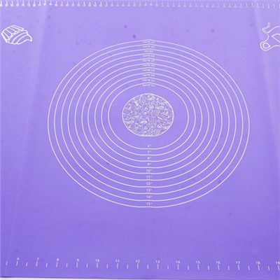 80338-50-70 Коврик для раскатки теста 50х70 силикон (х50)