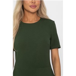 Платье трикотажное Парижанка (зеленое) П14415-10М