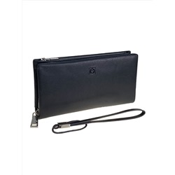 Клатч мужской из натуральной кожи, цвет черный