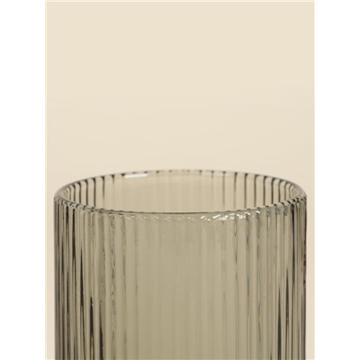 Стаканы SL Home «Модерн», 260 мл, 7.5×9.5 см, набор 6 шт., стекло, графитовые