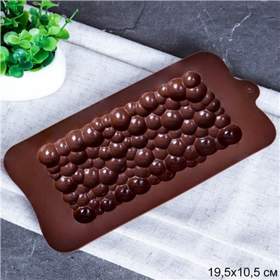 Форма для шоколада силиконовая / HL-165 /уп 300/ 21*10,3*1 см/ 0,04/ ПРОМО АКЦИЯ