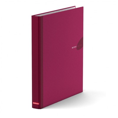 Папка 2 кольца 30мм  WORK INSIDE 19871 бургунди ламинированная ErichKrause