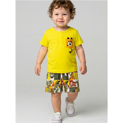 Комплект детский трикотажный для мальчиков: джемпер (футболка), шорты