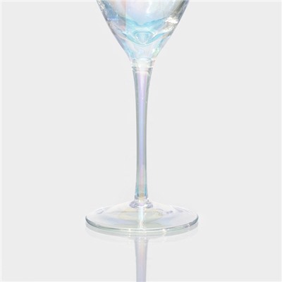 Набор бокалов для вина Magistro «Жемчуг» 400 мл, 6 шт., стекло, перламутровый