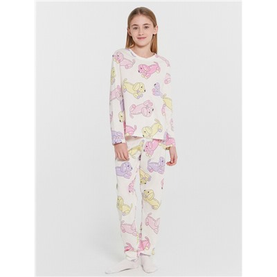 КОМПЛЕКТ ДЛЯ ДЕВОЧЕК (ДЖЕМПЕР, БРЮКИ) 567740