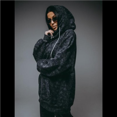 Худи женское Ваниль (Серый варёнка)