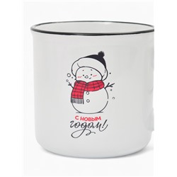 Кружка чайная новогодняя «С новым годом!», 530 мл
