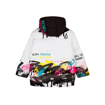 Куртка текстильная с полиуретановым покрытием для девочек