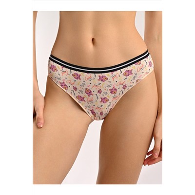 Женские трусы слипы из хлопка INDEFINI, 1235505