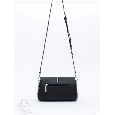 Сумка женская кожаная 1143TH black Polina&Eiterou