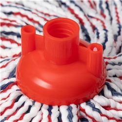 Насадка для швабры верёвочная Доляна, микрофибра, 30×7×6.5 см, цвет МИКС