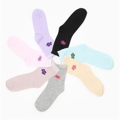 Носки женские, цвет МИКС, размер 37-41