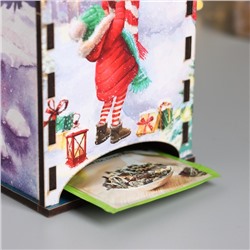 Чайный домик «Счастливого нового года!», 20×10.5×9.5 см, МИКС