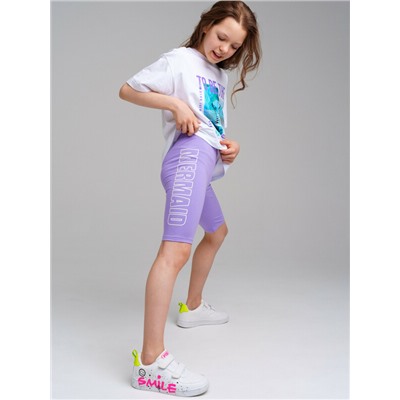 Брюки трикотажные для девочек (легинсы укороченные)