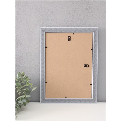 Фоторамка для фото 21×29.7 см (A4) «МИРАМ», пластик, белый с золотом