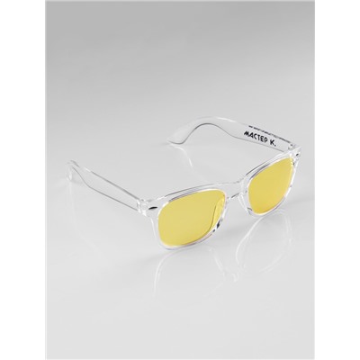 Очки солнцезащитные OneSun, uv 400, дужка 14.5 см, ширина 14.5 см, 4.5×5 см, жёлтые