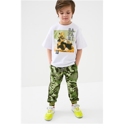 Фуфайка трикотажная для мальчиков (футболка) PLAYTODAY, 1239801