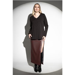 Лонгслив с V- образным вырезом НАТАЛИ, 1211650