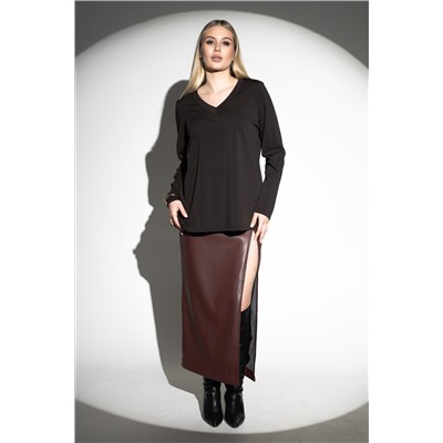 Лонгслив с V- образным вырезом НАТАЛИ, 1211650