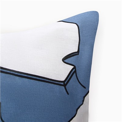 Наволочка «Этель» Funny shark, 50×70 см, бязь, хлопок 100%