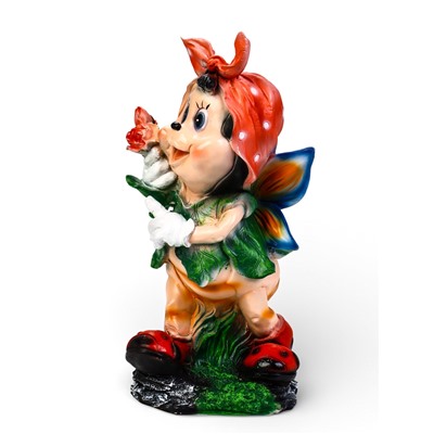 Садовая фигура из полистоуна «Пчёлка в платке», 25×26×50 см