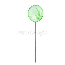 Сачок (ручка бамбук, цвет в ассортименте) (90/28 см.)