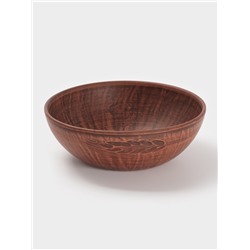 Салатник «Колос‎‎», 1 л, 18.5×6 см, красная глина