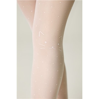 CONTE Колготки в точку с рисунком «кот» KATIE CONTE ELEGANT, 1234307