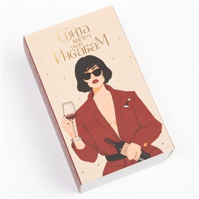 Набор новогодних женских носков KAFTAN «Дама» р. 36-39 (23-25 см), 2 пары