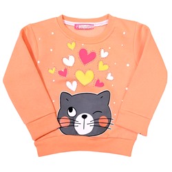 5521 Джемпер для девочки утепленный