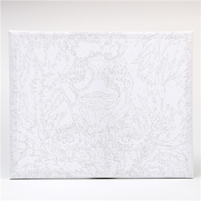 Картина по номерам на холсте с подрамником «Лев», 40×50 см