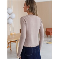 Кардиган из пряжи с кашемиром