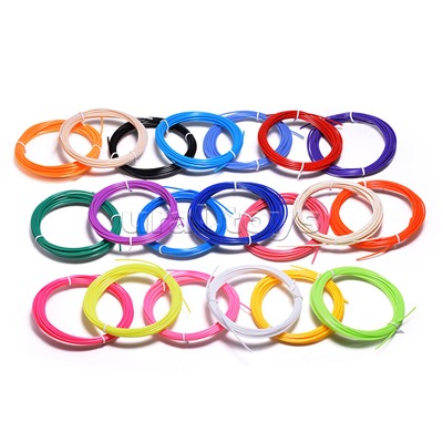 Набор пластика для ручки 3D (20 цветов по 5 м)