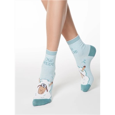 Conte elegant Носки HAPPY с пушистым рисунком "Барашек"