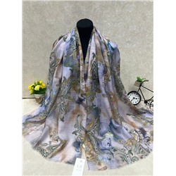 Легкий платок на голову и шею, мультицвет