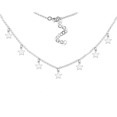 Колье из серебра без вставки, ЗК0320394