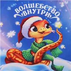 Рюкзак-мешок подарочный детский «Волшебство внутри», 35×30 см новогодний