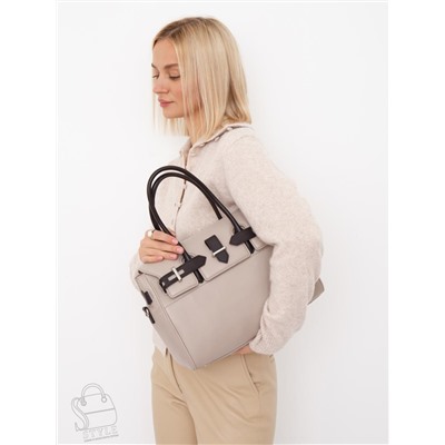 Сумка женская кожаная 1081M apricot coffee Polina&Eiterou  в Новосибирске