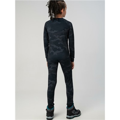 Термокомплект трикот. для мальчиков: фуфайка (футболка) с длин. рук, брюки для эпизод. использования