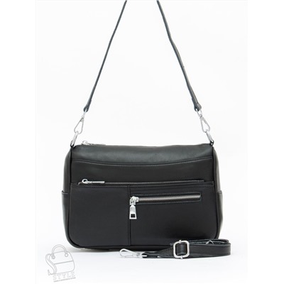 Сумка женская кожаная 2041-9NN black Natale Navetta