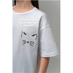 Футболка оверсайз для девочки Happyfox