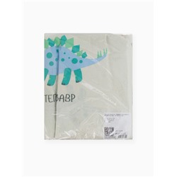 Простыня на резинке ясельная «Крошка Я. Динозавры», 60×120+20 см, бязь