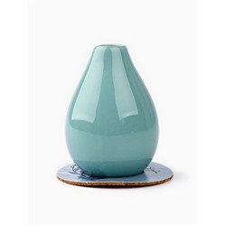 Ваза для цветов декоративная «Листья» с подставкой, 8×7×6 см