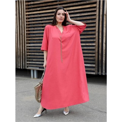 Платье "Грация" брусника