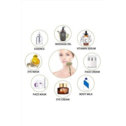 Nail Art Набор нефритовых массажёров, скребок Гуаша/ролик двусторонний KRISTALLER, 1108365