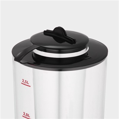 Башня пивная с ёмкостью для льда «Меркурий», 2.5 л, пластик, чёрная