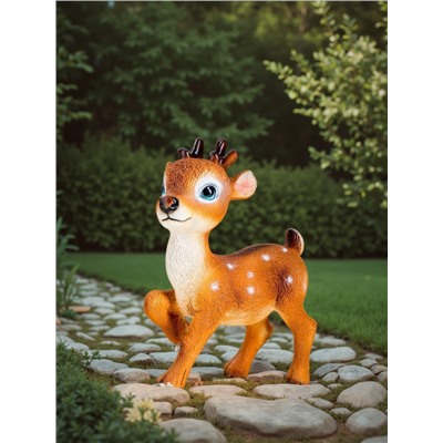 Садовая фигура из полистоуна «Оленёнок Бэйб», 30×12×22 см